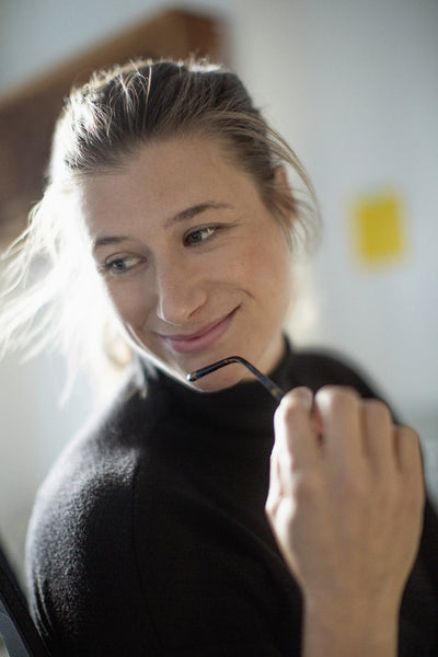 A caring look with a smile