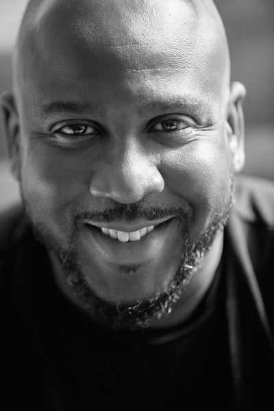 Close up portrait of smiling person