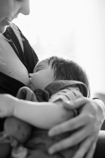Baby napping while breast feeding