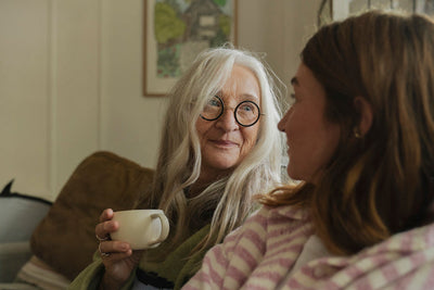 Heartfelt look between generations