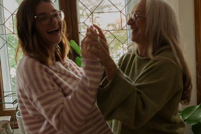 Lighthearted laughter