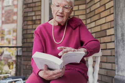 Book reading outside