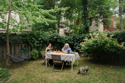 Backyard brunch