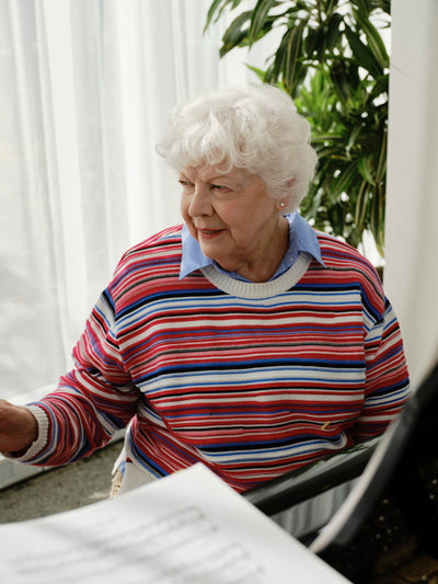 Going through music sheets